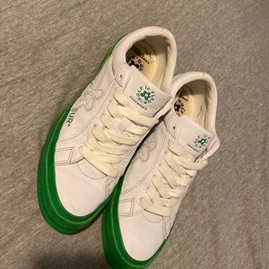 Golf le fleur, Mens 9 (fit big), green and white